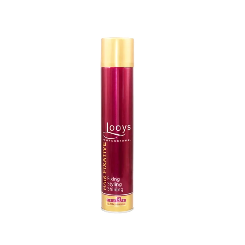 LOOYS-hair-fixative-500ml-mansoco-1 اسپری حالت دهنده لویس ultra strong حجم 500میل - Image 1