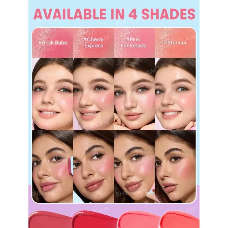 رژگونه استیکی شیگلم Glass Glow - Image 3