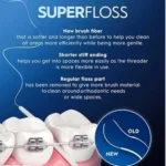 نخ دندان ارتودنسی اورال بی Super Floss بسته 50 عددی - Image 3
