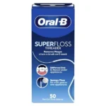 نخ دندان ارتودنسی اورال بی Super Floss بسته 50 عددی