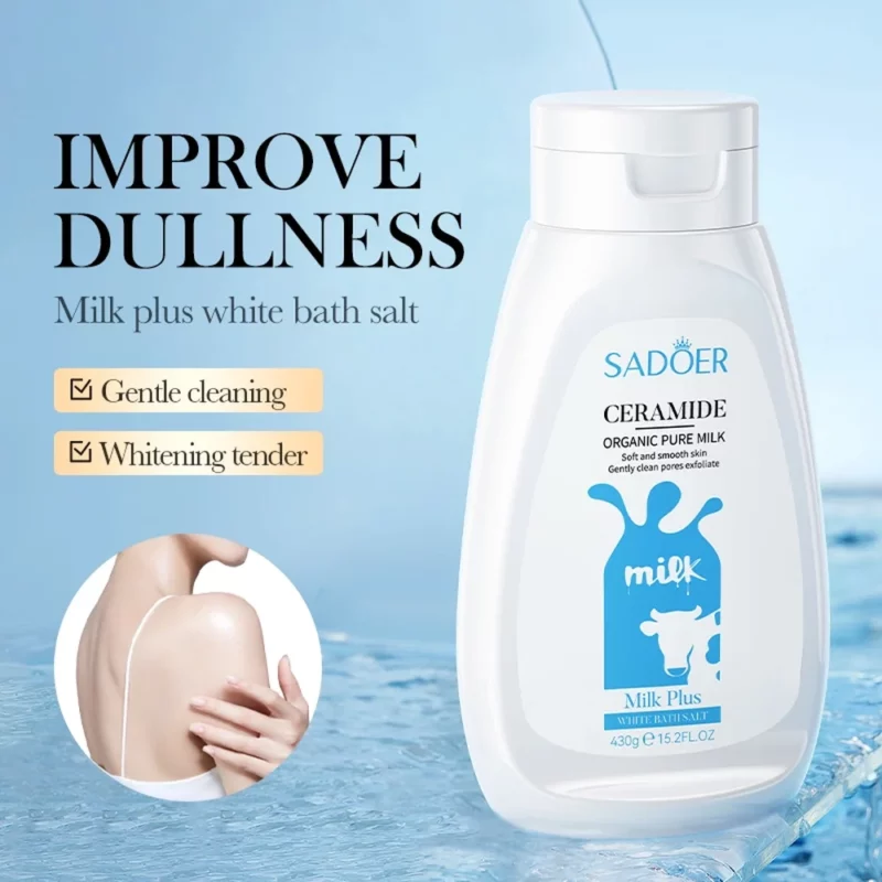 نمک بدن سادور Milk Plus Ceramide حجم 430میل - Image 2
