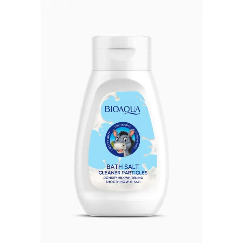 BIOAQUA_BathSalt_web نمک بدن روشنکننده بیوآکوا Donkey Milk حجم ۴۳۰گرم - Image 1