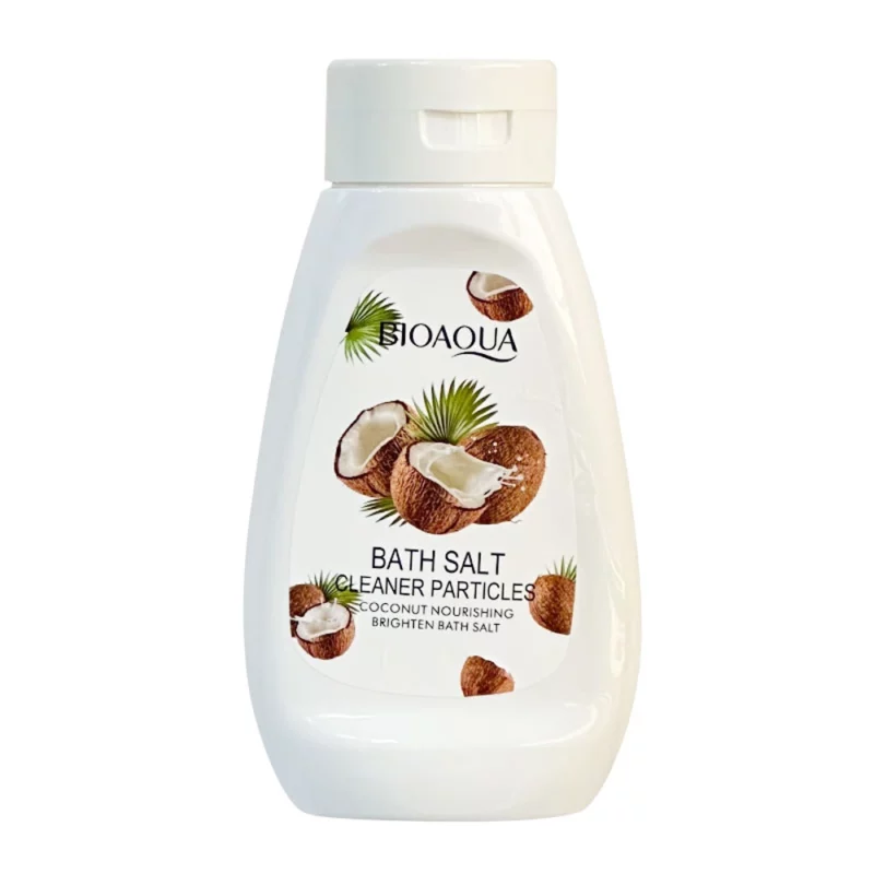 Bioaqua-Coconut-BathSalt نمک بدن تغذیهکننده بیواکوا Coconut وزن 430گرم - Image 1