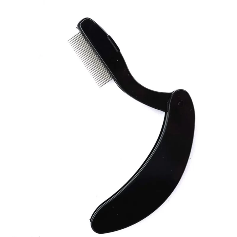 Foldable-LashComb-1 شانه فلزی تاشو لیفت ابرو و مژه Steel Lash Comb - Image 1