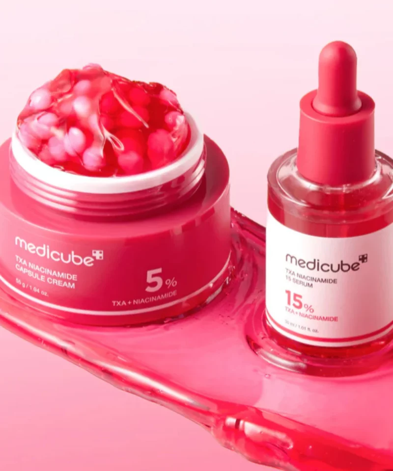 کرم کپسولی ضدلک مدیکیوب TXA Niacinamide وزن 55گرم - Image 5
