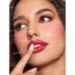 رژلب و رژگونه کرمی سه طبقه شیگلم مدل Cherry - Image 3