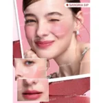 رژلب و رژگونه سه طبقه شیگلم مدل Strawberry - Image 2