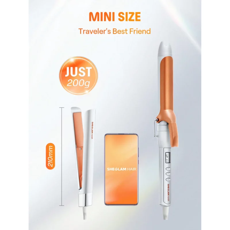 اتو مو مسافرتی شیگلم Mini Hair Straightener - Image 4