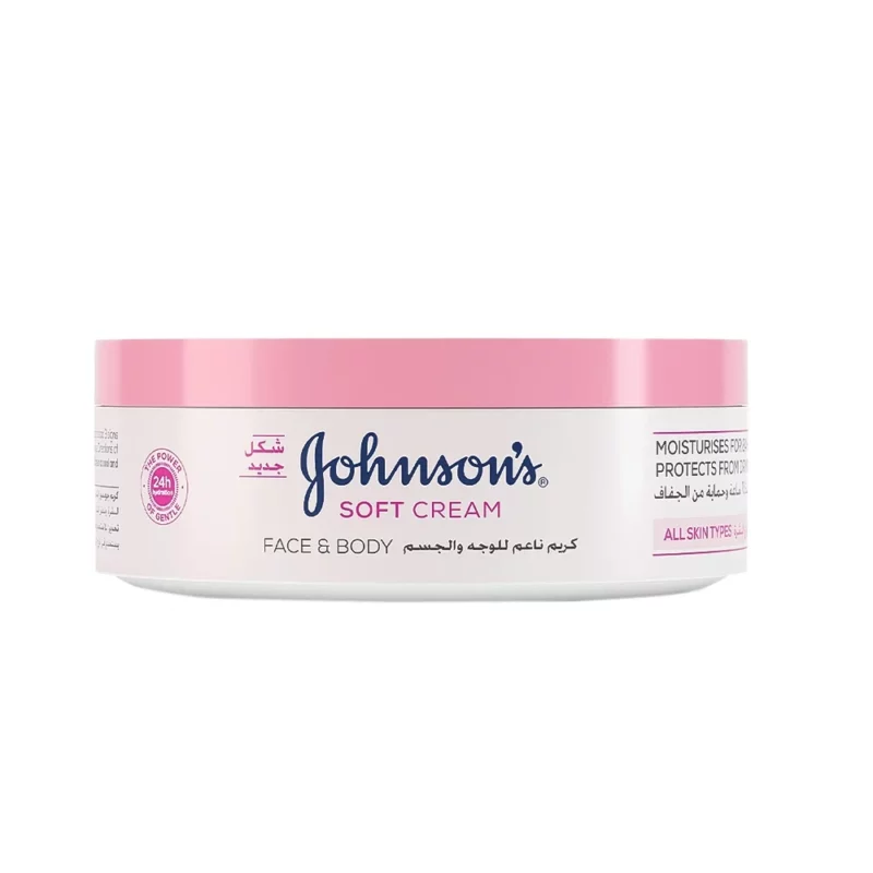 johnsons_2 (1) کرم مرطوبکننده جانسون Soft Cream حجم ۲۰۰ میل - Image 1