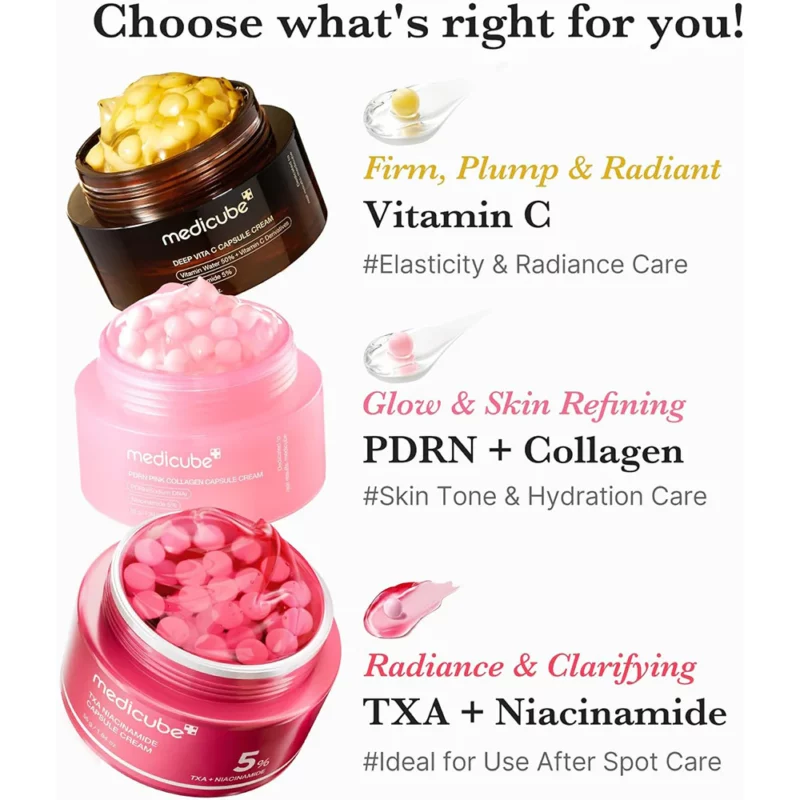 کرم کلاژن کپسولی مدیکیوب PDRN Pink Collagen - Image 8