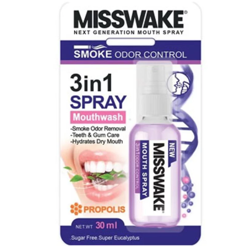 misswake_propolis_1_1000 اسپری دهان ضدالتهاب میسویک Mouthwash حجم 30میل - Image 1