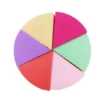 پد آرایشی 6 عددی چندرنگ مثلثی Xiang Yun - Image 3