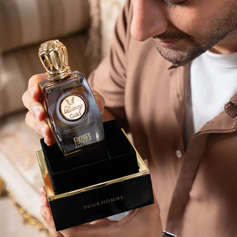 ادکلن مردانه فیکورس مدل Luxury Gold حجم  - Image 3