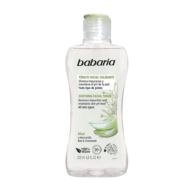 74216 تونر تسکین دهنده باباریا Aloe vera حجم 200میل - Image 1