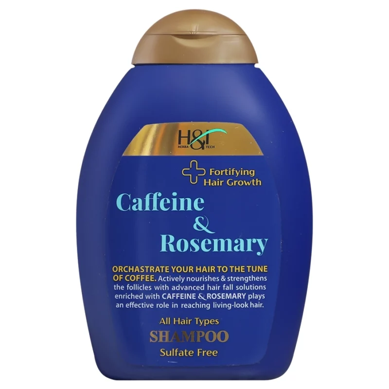 شامپو اچ اند تی Caffeine & Rosemary حجم 385 میل - Image 1