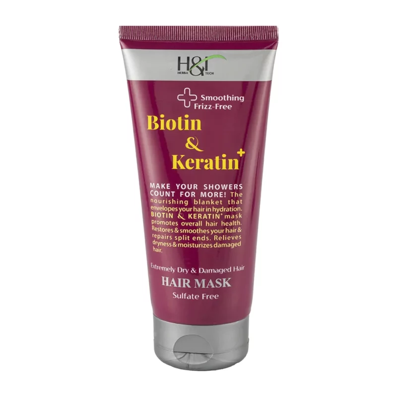 ماسک مو اچ اند تی مدل Biotin & Keratin حجم 200 میل - Image 1