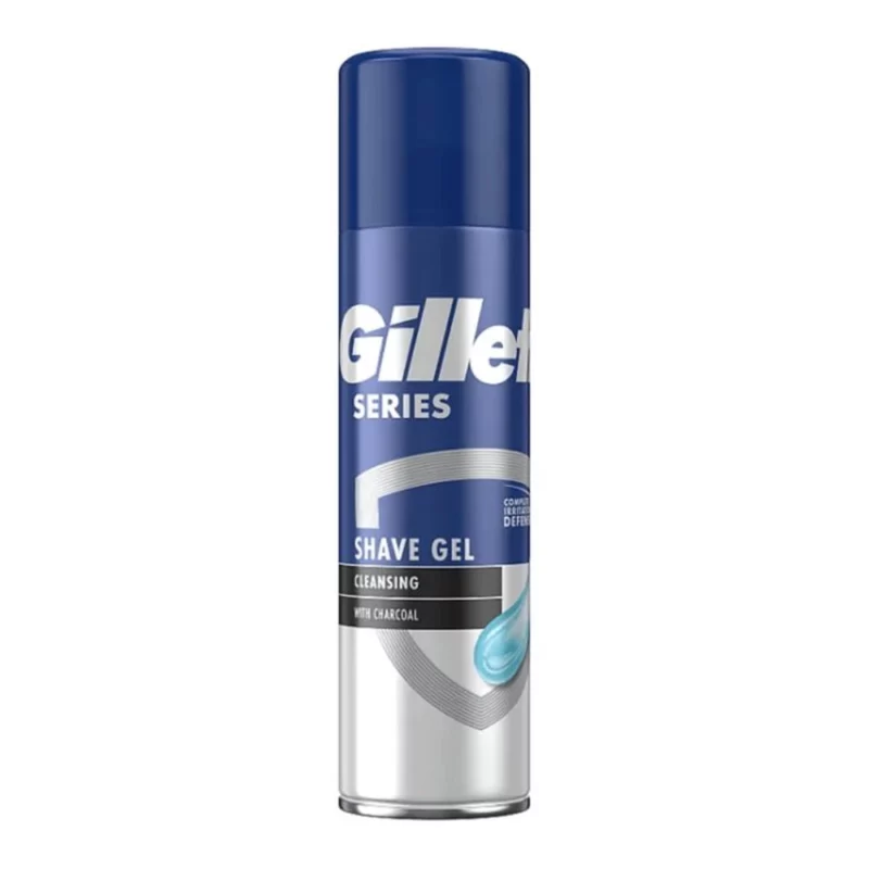 gillette_shavegel ژل اصلاح حاوی ذغال ژیلت Cleansing حجم 200 میل - Image 1