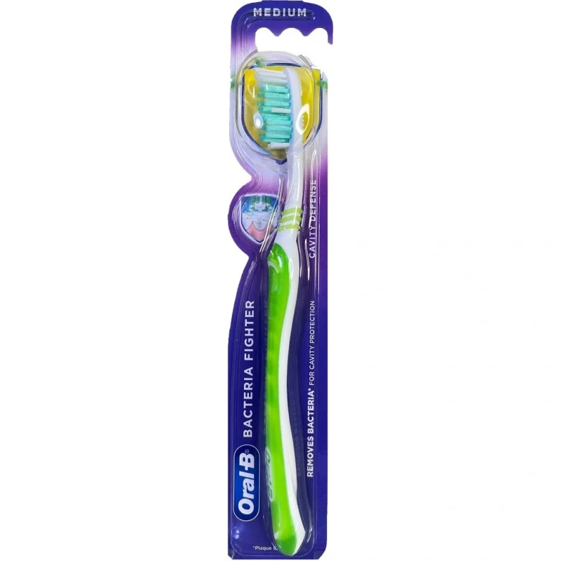 مسواک اورال‌بی مدل Bacteria Fighter با برس متوسط - Image 1