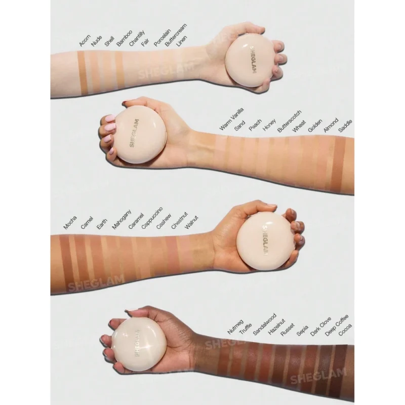 کوشن فوندیشن شیگلم مدل Natural Skin Finish  - Image 10