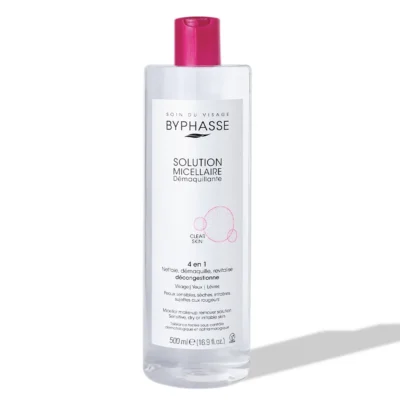 میسلار واتر ۴ کاره پوست خشک بای‌فس Clear Skin حجم ۵۰۰ میل