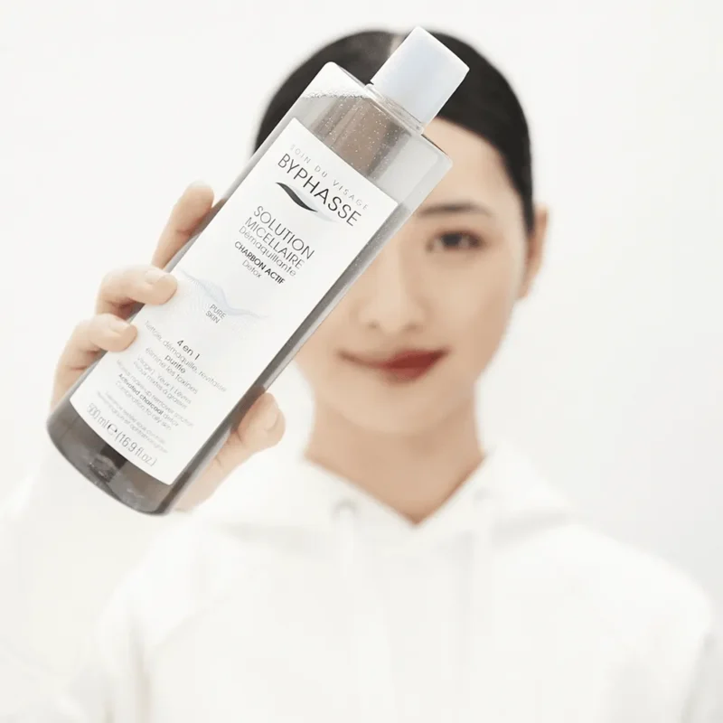 میسلار واتر ۴ کاره پوست چرب بای‌فس Active Charbon حجم ۵۰۰ میل - Image 2