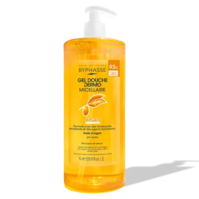 ژل حمام بدن بای‌فس Argan حجم ۱۰۰۰ میل