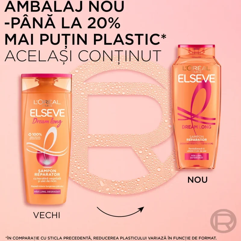 شامپو ترمیم‌کننده لورآل مدل Dream Long حجم 400میل - Image 2