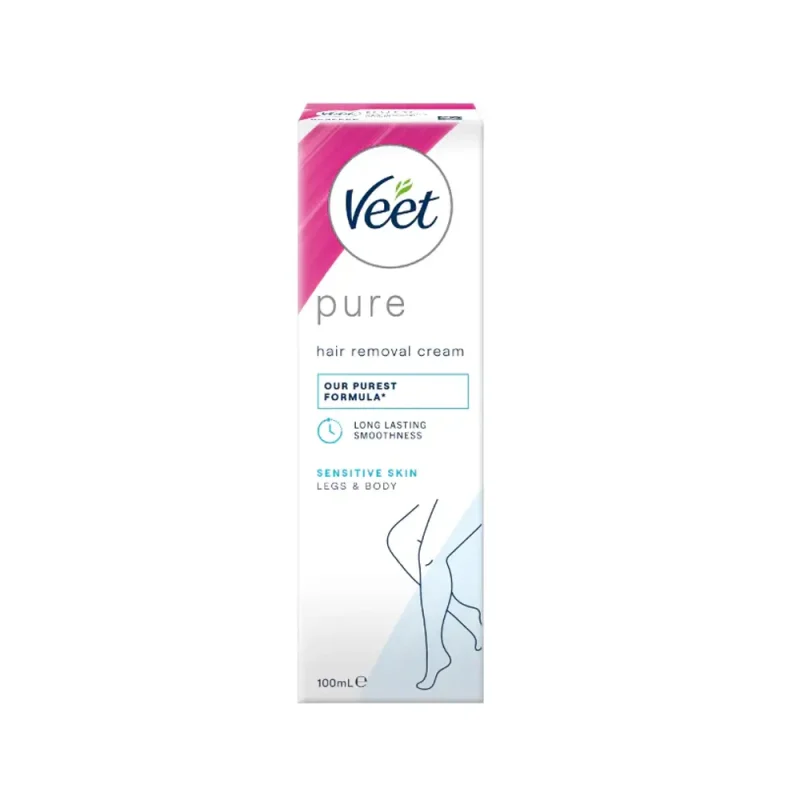 IMG_0089 کرم موبر پوست حساس ویت Veet Pure حجم 100میل - Image 1