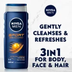 شامپو بدن مردانه نیوآ مدل Sport حجم ۵۰۰ میل - Image 2
