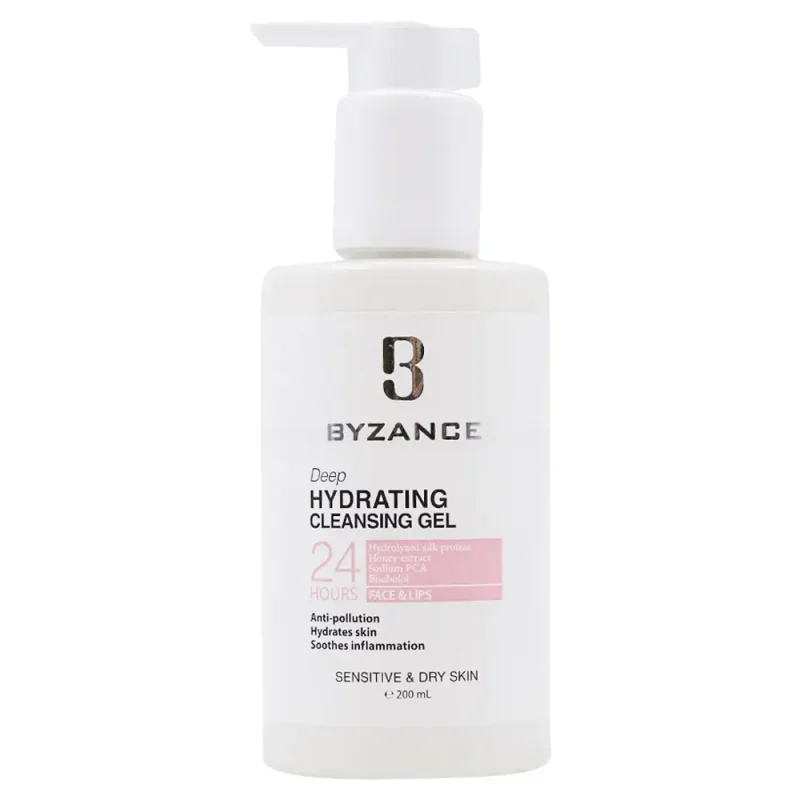 ژل شستشوی صورت بیزانس | مناسب پوست خشک حجم ۲۰۰ میل - Image 1