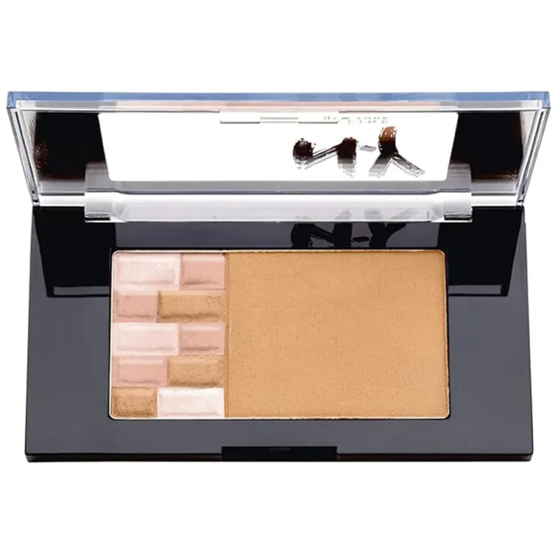 پالت برنزر و هایلایتر میبلین مدل Face Studio شماره 01 Blondes - Image 1