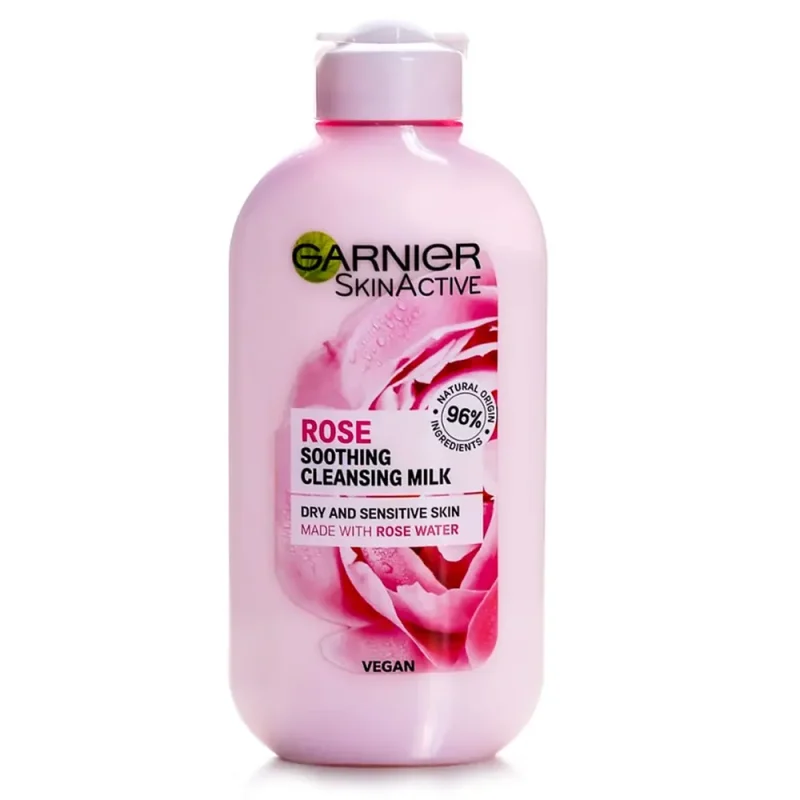 ۲-20 شیر پاککن گارنیر مدل Rose حجم ۲۰۰ میل - Image 1