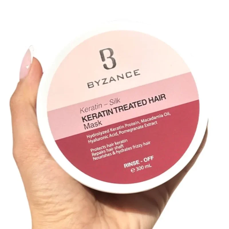 ماسک مو کراتینه و رنگ شده بیزانس حجم ۳۰۰ میل - Image 4