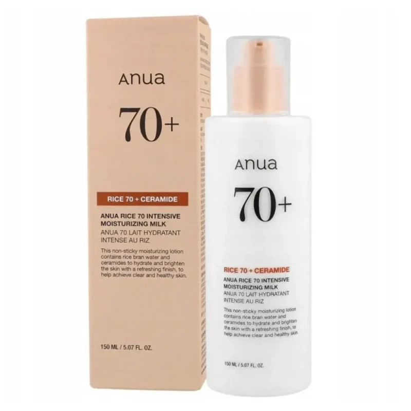 شیر آبرسان آنوا Rice 70 + Ceramide حجم ۱۵۰ میل - Image 1