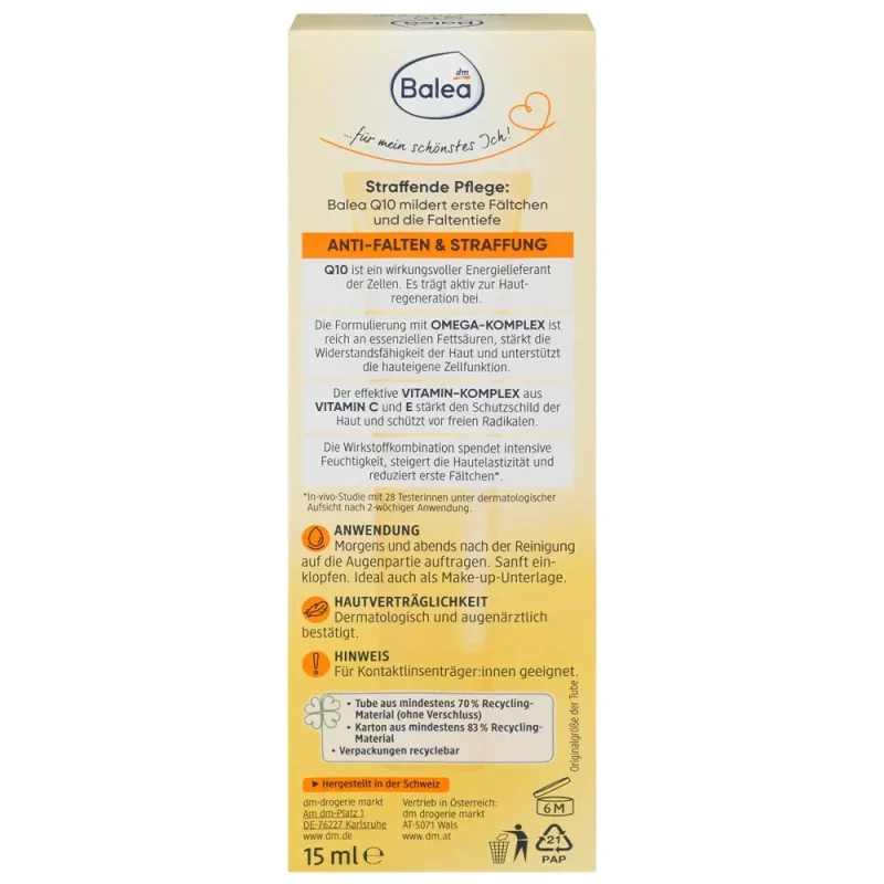 کرم دور چشم باله‌آ مدل Q10 حجم ۱۵ میل - Image 4