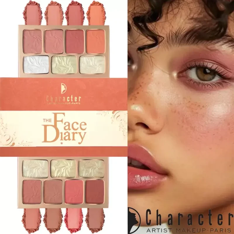 پالت رژگونه و هایلایتر کاراکتر TFD002 - Image 4