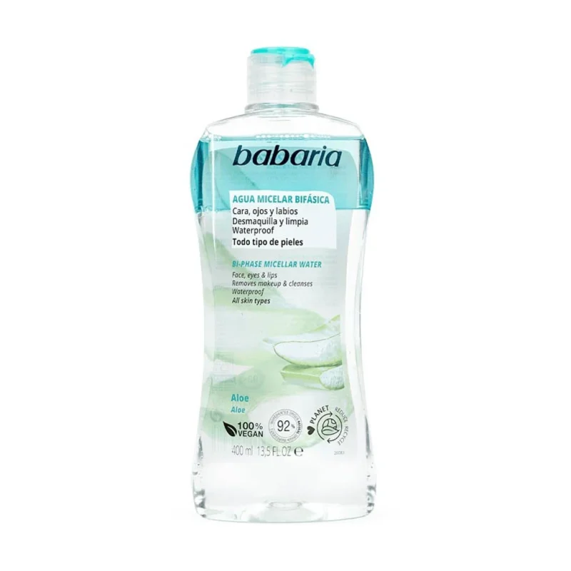 babaria_micellar_web_square_4 میسلار واتر دوفاز آلوئهورا باباریا مدل Agua micelar حجم 400 میل - Image 1