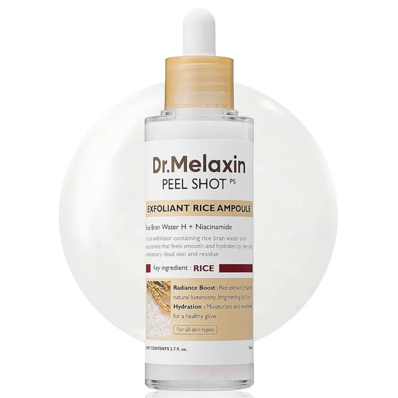 آمپول لایه‌بردار دکتر ملاکسین White Rice حجم ۸۰ میل - Image 1