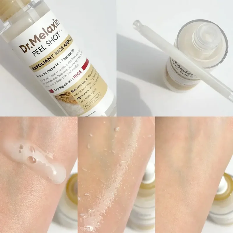 آمپول لایه‌بردار دکتر ملاکسین White Rice حجم ۸۰ میل - Image 4