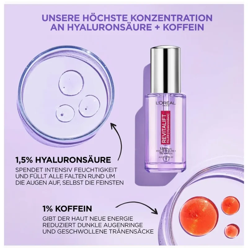 سرم دور چشم لورآل  Revitalift Filler حجم ۲۰ میل - Image 2