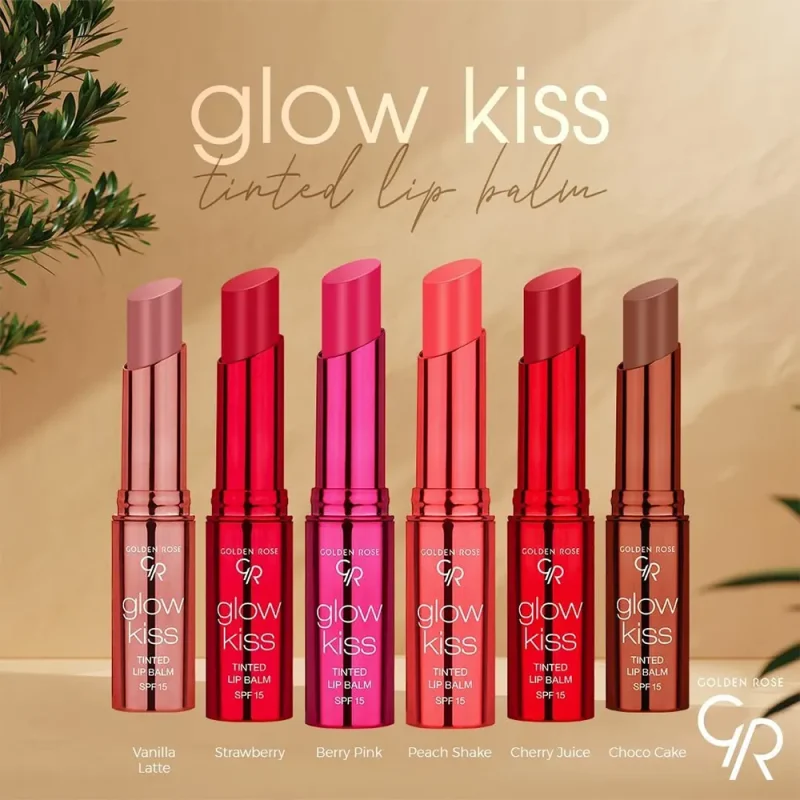 بالم لب تینتی گلدن رز Glow Kiss  - Image 3