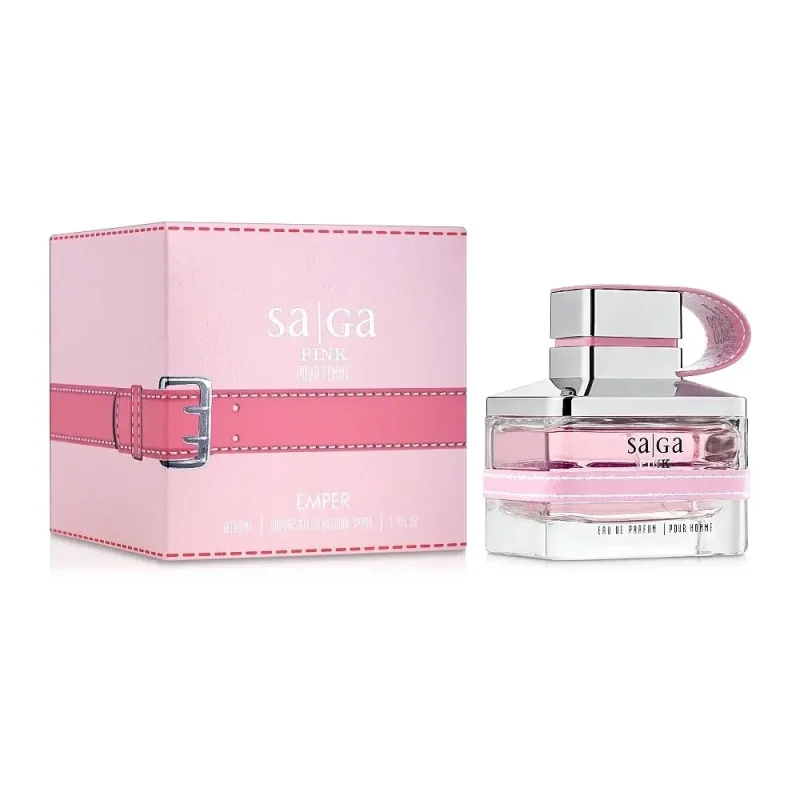 ادکلن زنانه ساگا صورتی امپر Pink saga حجم 100میل - Image 2