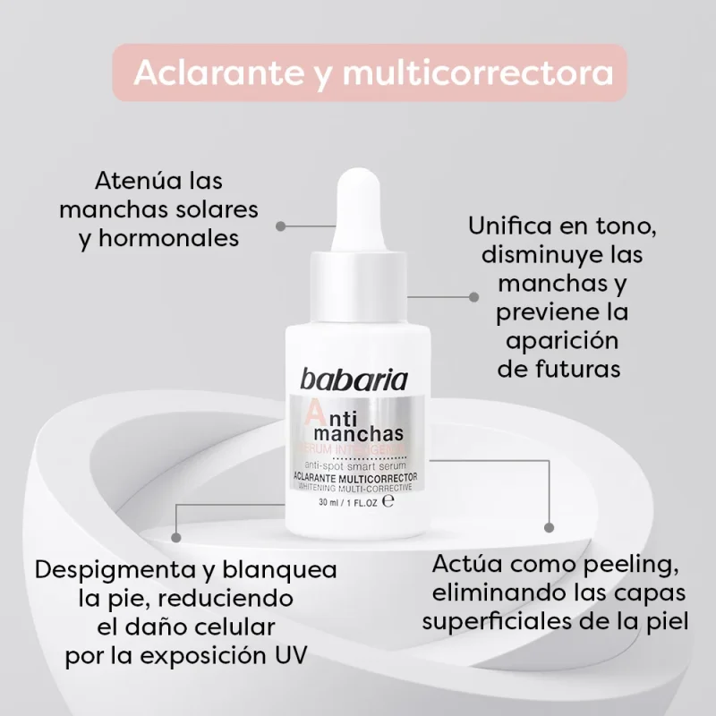سرم ضدلک و روشن کننده باباریا Anti manchas حجم 30میل - Image 2