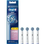 سری یدک مسواک برقی اورال بی مدل Sensetive clean بسته 4 عددی