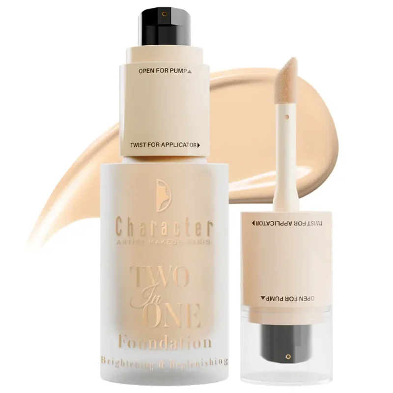 CTO502_1 کرم پودر دوکاره کاراکتر حجم ۳۵ میل