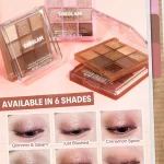 پالت سایه چشم شیگلم Just Blushed 9 Pan وزن 9.5گرم - Image 3