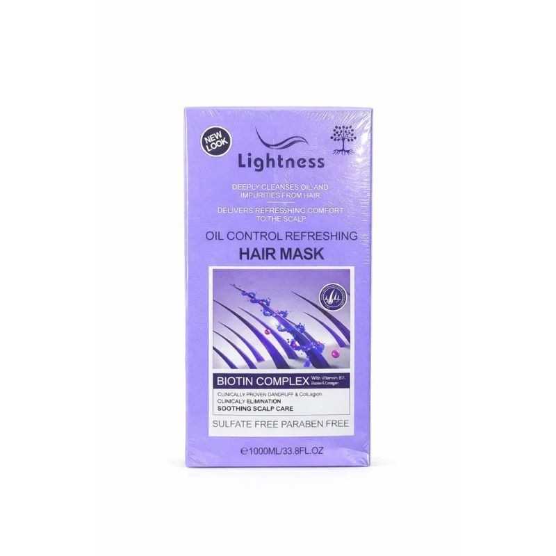 ماسک مو کنترل چربی لایتنس Oil Control حجم 1000میل - Image 1
