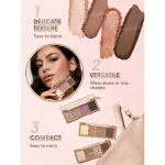 پالت سایه چشم Confident شیگلم مدل the Essentials Pocket - Image 4