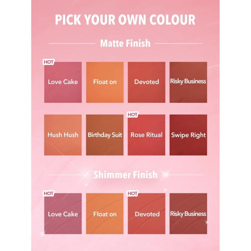 پک رژگونه مایع شیگلم Color Bloom Collection Set - Image 5