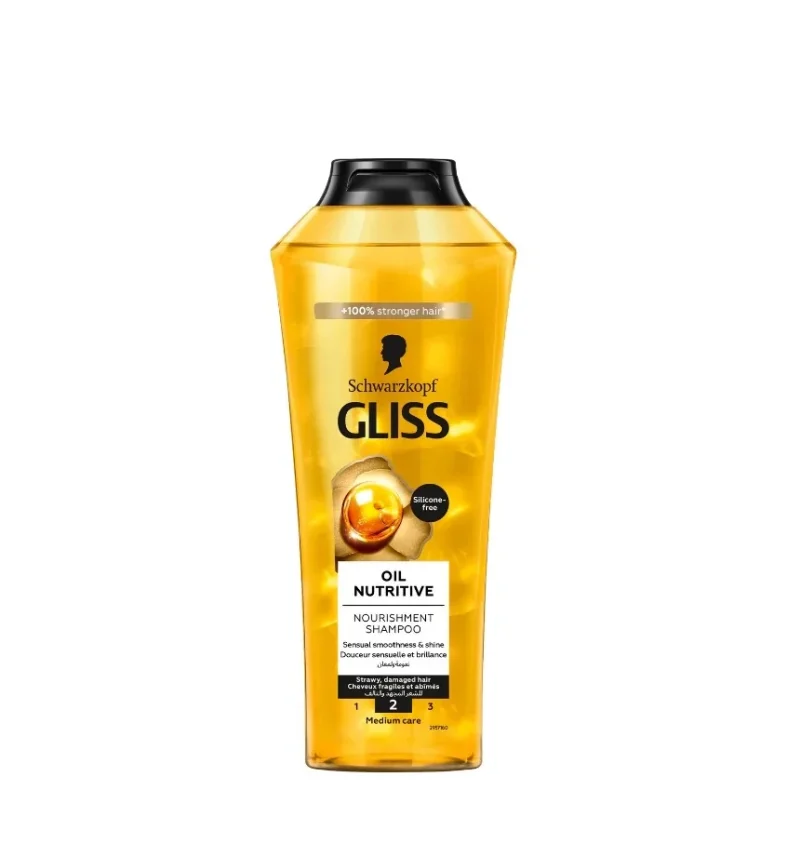 شامپو موی آسیب‌دیده گلیس Oil Nutritive حجم 400میل - Image 1